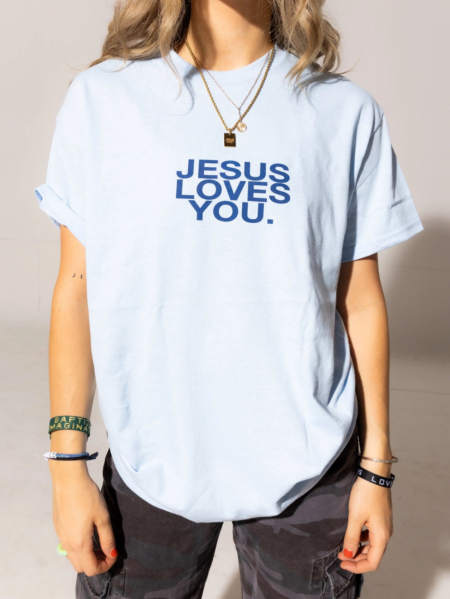 Light Blue Logo Tee