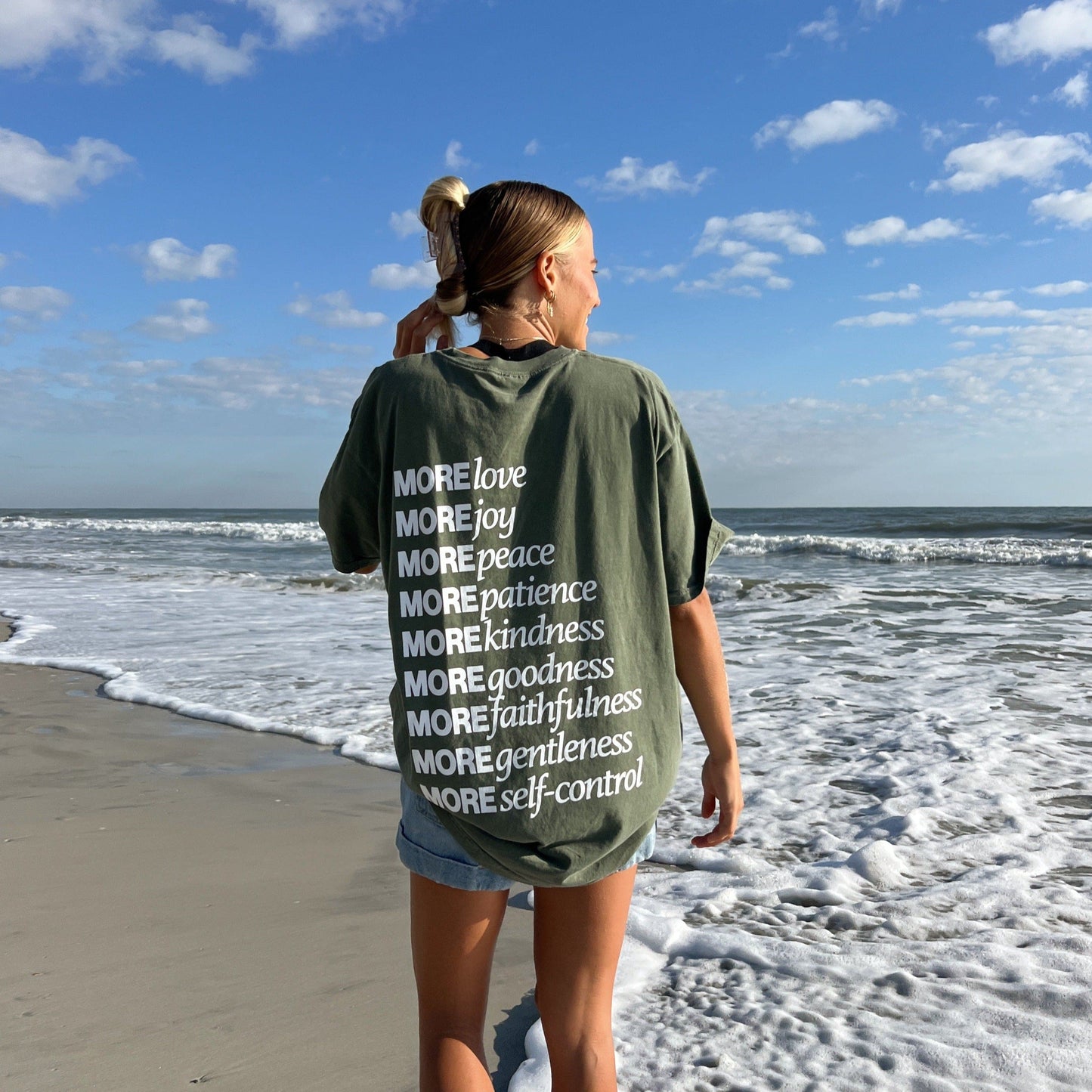 RESTOCK! | "MADE for MORE" PREMIUM COMFORT COLOR TEE | MOSS GREEN