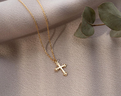 925 Sterling Silver Cross Necklace for Women