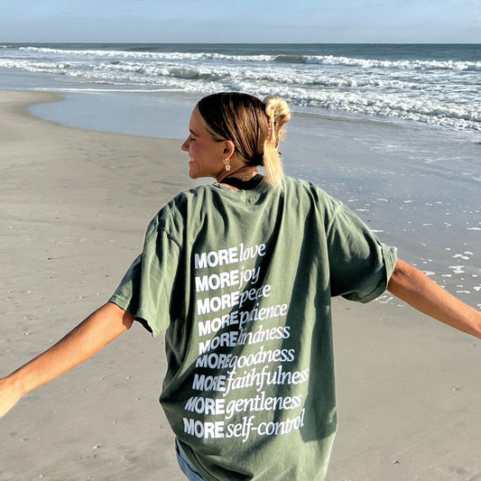 RESTOCK! | "MADE for MORE" PREMIUM COMFORT COLOR TEE | MOSS GREEN
