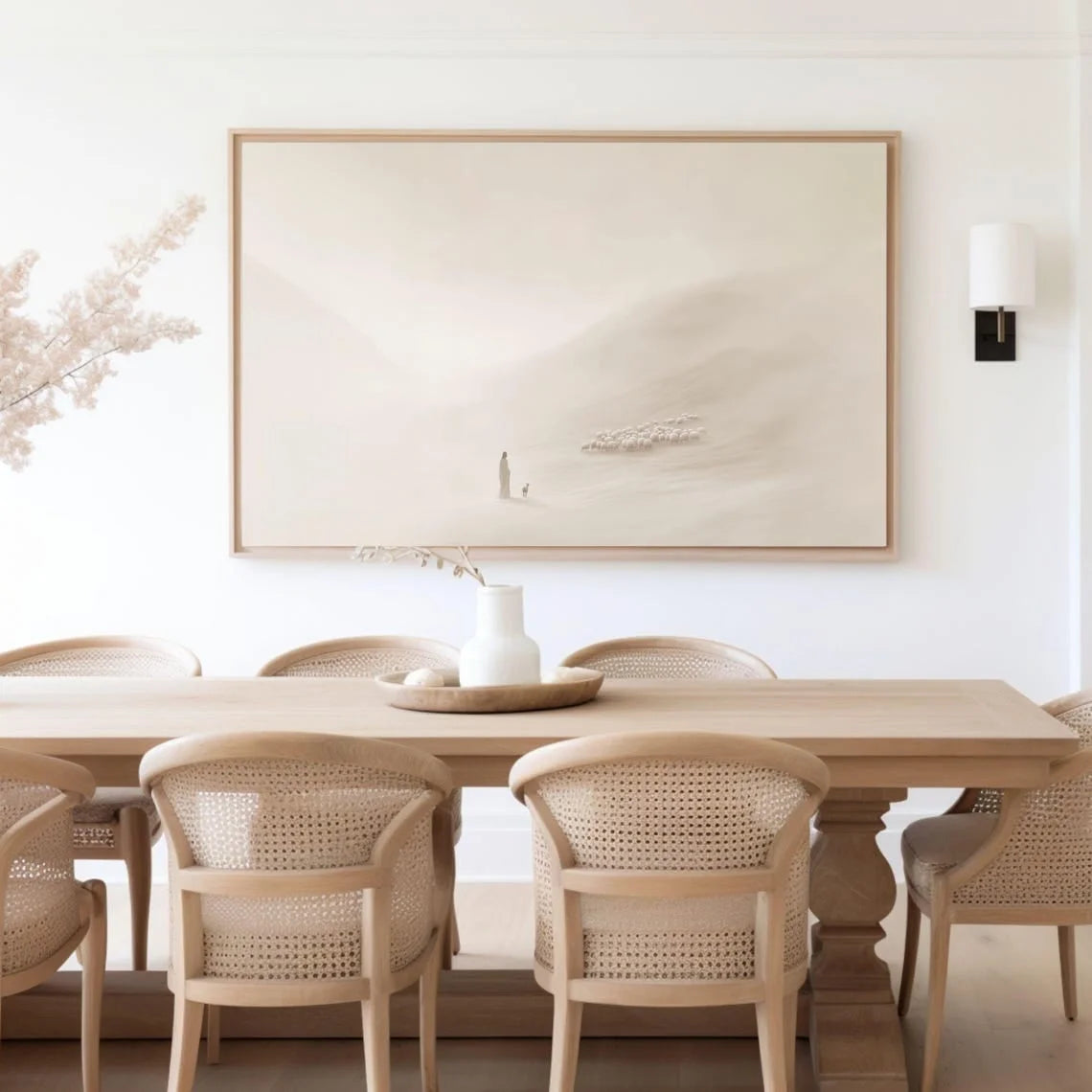 Faithful Shepherd Canvas Art Jesus Leaves 99 No Frame