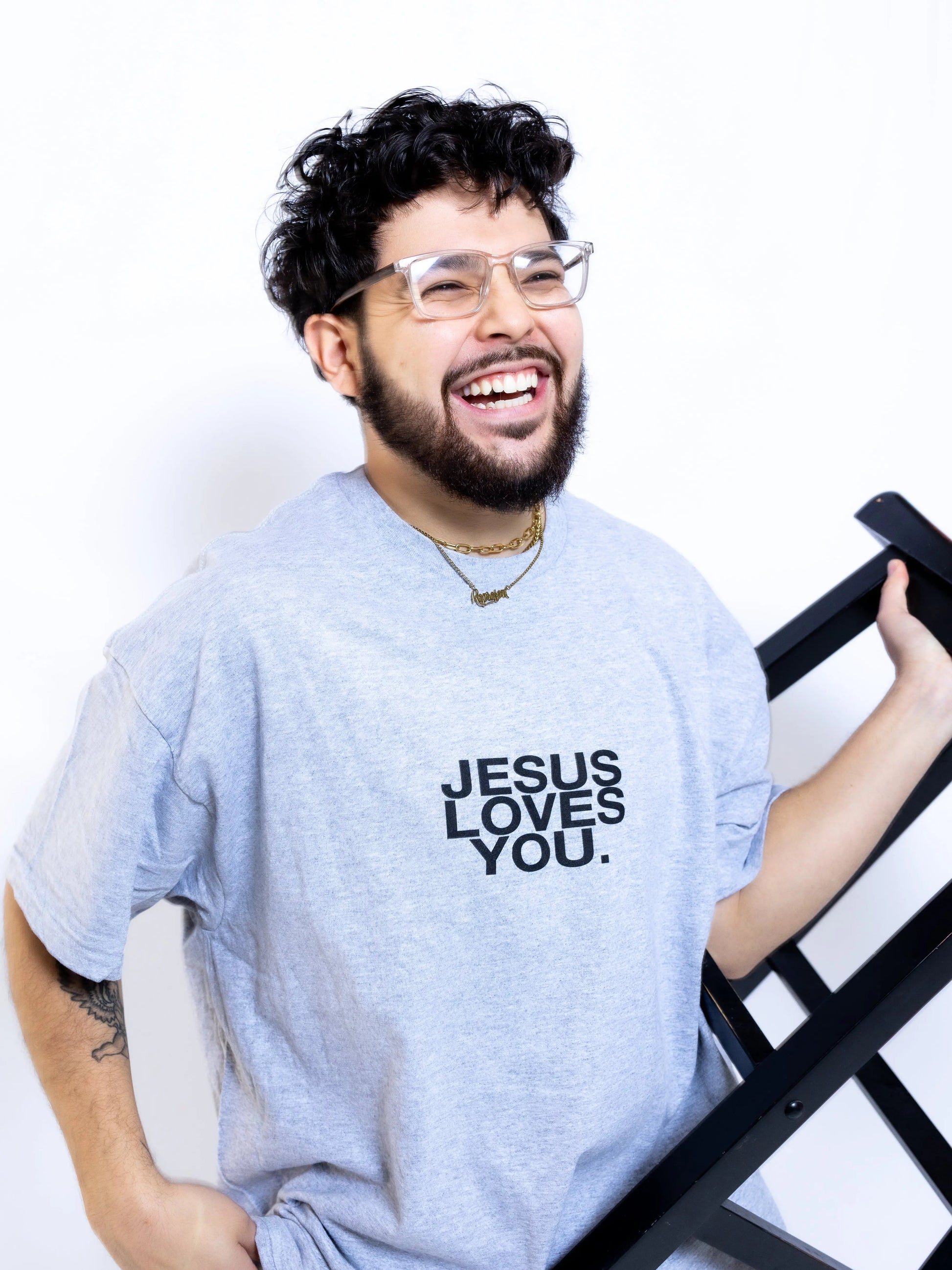 Gray Logo Tee