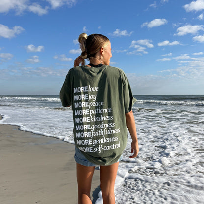 RESTOCK! | "MADE for MORE" PREMIUM COMFORT COLOR TEE | MOSS GREEN