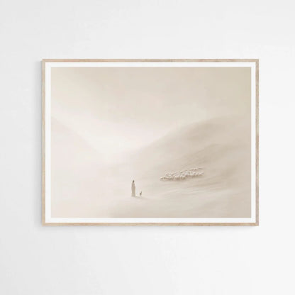 Faithful Shepherd Canvas Art Jesus Leaves 99 No Frame