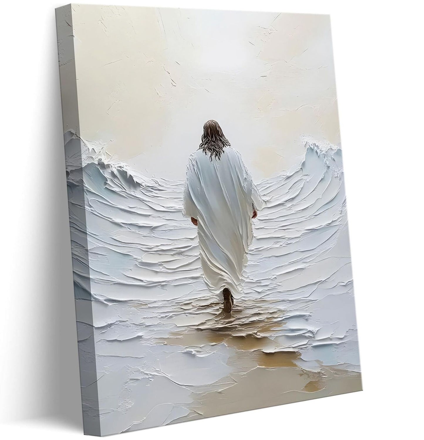 Jesus Walking on Water Canvas Wall Art 